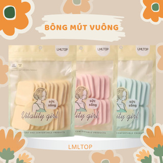 Bông mút trang điểm LMLTOP có độ đàn hồi cực cao, cảm giác cực êm, mềm khi chạm vào da