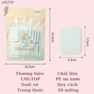 Bông mút trang điểm LMLTOP có độ đàn hồi cực cao, cảm giác cực êm, mềm khi chạm vào da