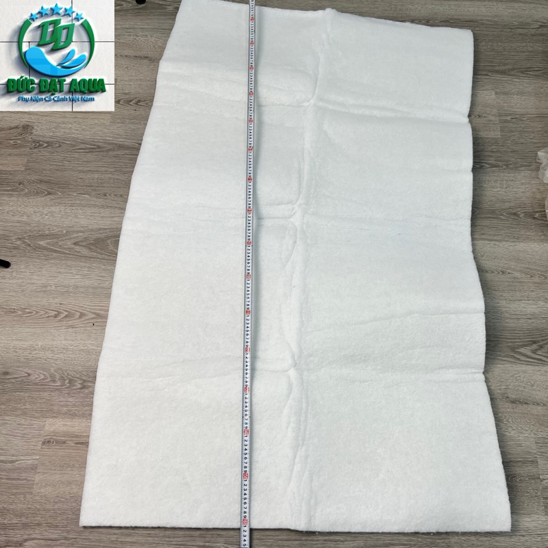 Bông lọc nước bể cá cao cấp túi - 1kg  dài 1,6m rộng 1m dày 3cm hàng trắng đẹp k tạp chất 6