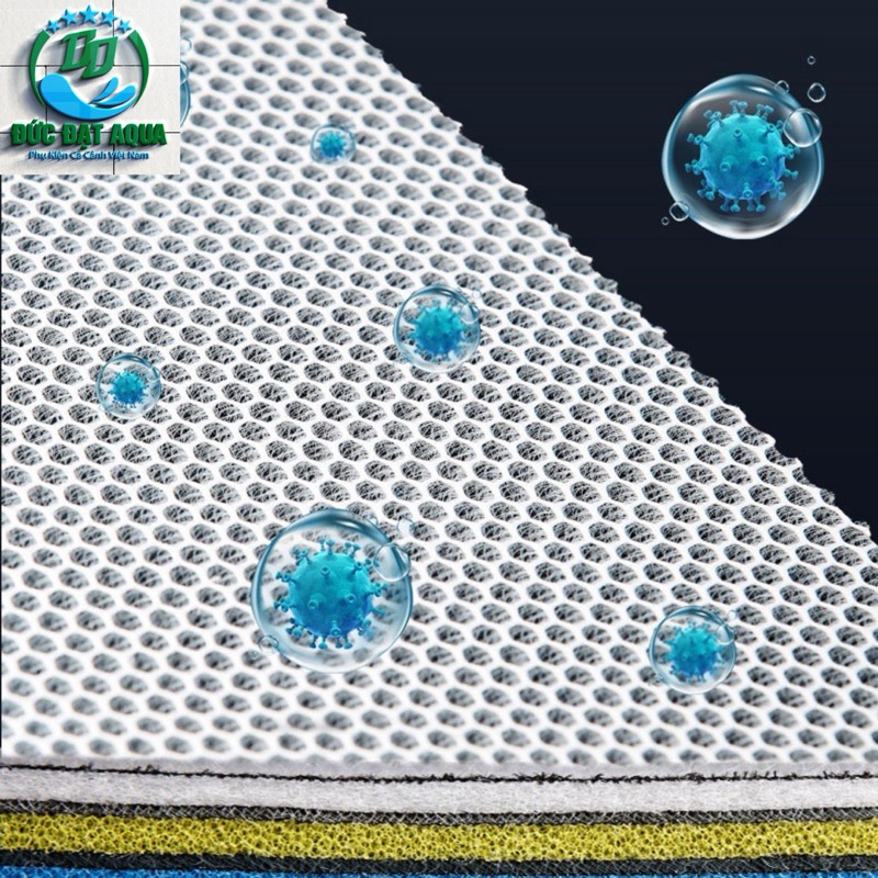 Bông lọc nước 15D cao cấp 50x40x3cm - 40x30x3cm - 120x30x3cm - 50x11x3cm độ bền cao 5