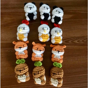 Móc Khoá thú bông mini handmade siêu xinh - Móc Khoá handmade - Móc Khóa Diy
