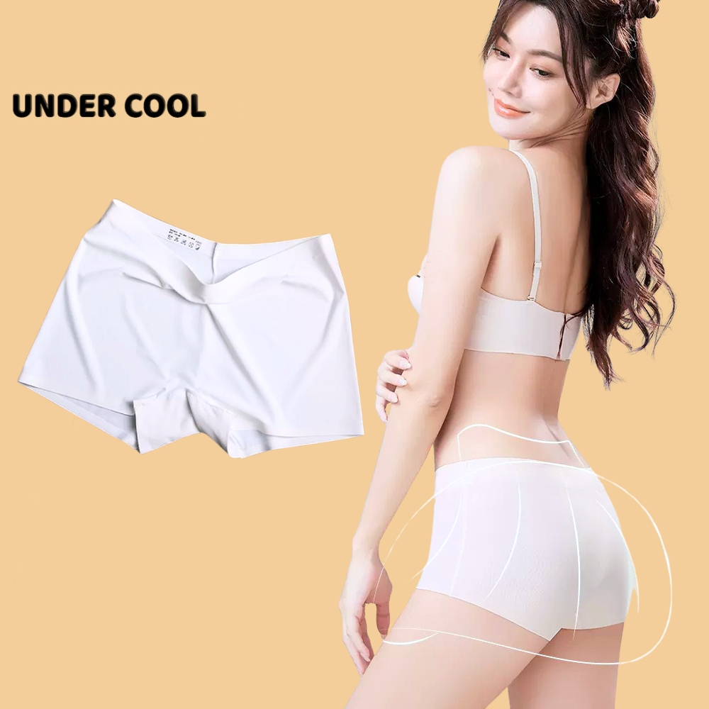COMBO 3 Quần Lót Đùi Nữ Su Lạnh UNDERCOOL Không Viền Kháng Khuẩn Cạp Vừa Băng Lụa Không Đường May Không Hằn - CB-QLD14