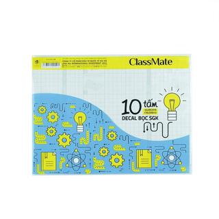 Decal Bọc Sách Vở Classmate Bọc Vở Vân Kim Cương, Trong Suốt, Chống Thấm Cho Sách Vở Kích Thước 17x24cm CL-DC315