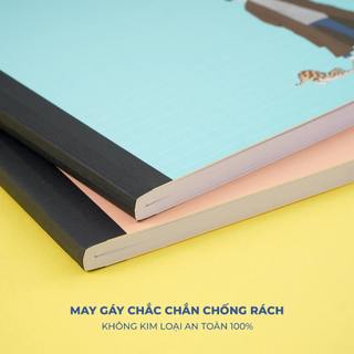 Sổ A4 Classmate 200 trang, dòng kẻ caro, Bìa bìa bồi, may gáy, Định Lượng 70gsm Vở ghi chép 20-A4501