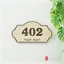 Biển số phòng cắt khắc theo yêu cầu gắn cửa khách sạn bằng gỗ, bảng số phòng home stay
