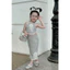 Set Xám Ren Thiết Kế Dáng Dài ĐỘC ĐẸP LẠ, vải co dãn thoáng mát. Đầm Công Chúa NGÂN NGA BABY Dành Cho Bé Gái