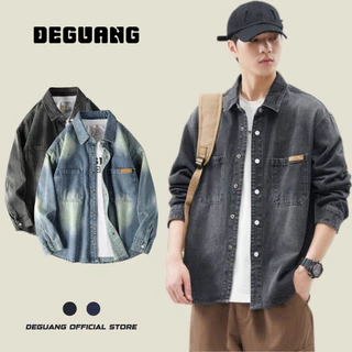 Áo Bò Denim Nam Áo Sơ Mi Jean Dài Tay Đủ Size Mặc Chống Nắng Mặc Đi Làm Đi Chơi Thoải Mái [ÁO-JEAN-MÀI]