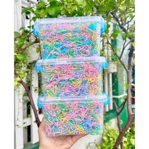 4000 THUN BUỘC TÓC TẶNG KÈM THÙNG NHỰA