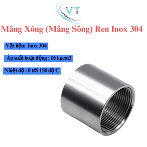 Măng song inox 304, DN40 - DN100