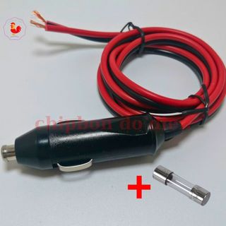 Phụ kiện ô tô ngoài với dây tẩu đực có câu sẵn dây 1,5 met