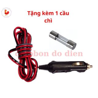 Phụ kiện ô tô ngoài với dây tẩu đực có câu sẵn dây 1,5 met