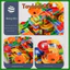 Đồ Chơi Lego 170 chi tiết - Bộ Xếp Hình Lắp Ráp Tháp Bi Lăn Bằng Nhựa Cho Bé Yêu