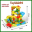 Đồ Chơi Lego 170 chi tiết - Bộ Xếp Hình Lắp Ráp Tháp Bi Lăn Bằng Nhựa Cho Bé Yêu