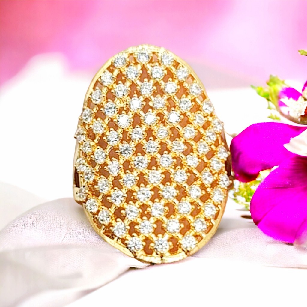 Women's Gold-Plated Ring by Nguyễn Ngọc Jewelry