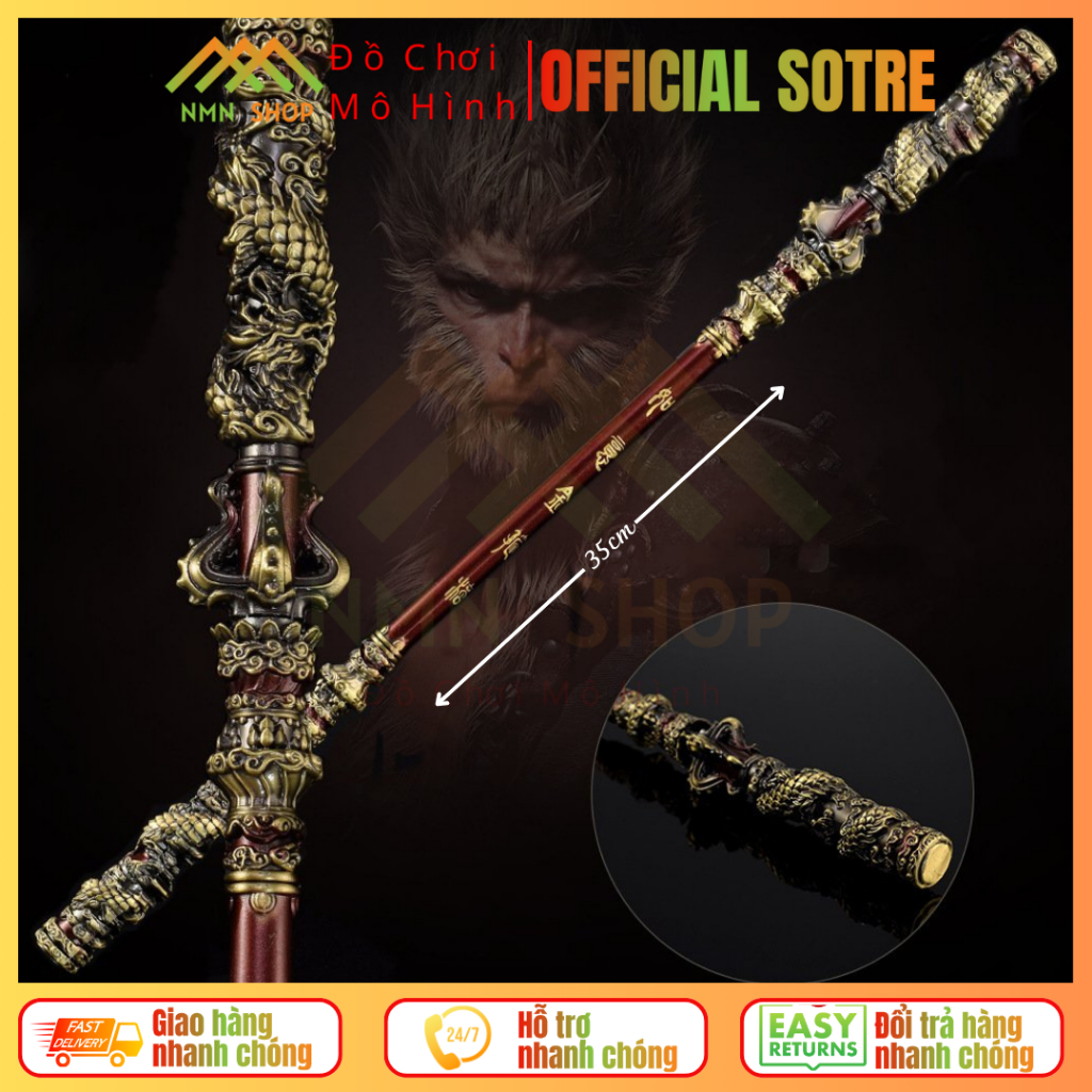Mô hình sưu tập Gậy Như Ý game Black Myth: Wukong 35cm | Shopee Việt Nam