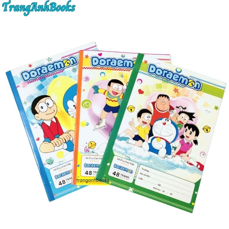 Tập 10 vở 48 trang 4 ô ly vuông Doraemon | Shopee Việt Nam