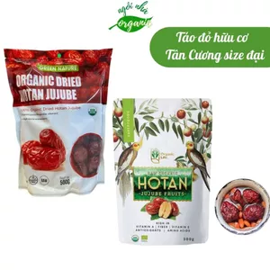 Táo đỏ Hotan hữu cơ - Táo đỏ Tân Cương - Organic Dried Hotan Jujube
