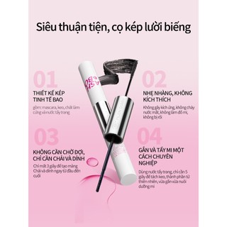 [Y253] Keo dán mi Hai đầu MLEN DIARY Mascara 4in1 - Kết hợp Dung Dịch Tẩy Keo - Tiết Kiệm Thời Gian Cho Người Mới Gắn Mi