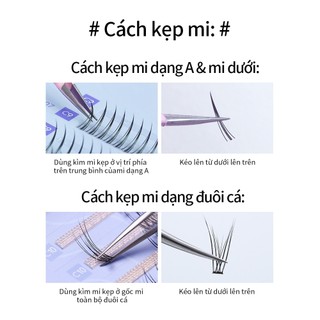 [Y256] Nhíp Gắn Mi MLEN DIARY - Dụng Cụ Gắn Mi Dễ Dàng Tiện Nhỏ Gọn Nhanh Chóng