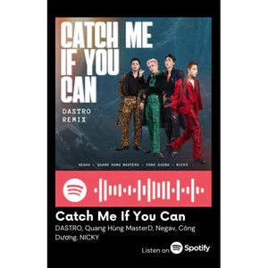 Thẻ Spotify ca sĩ Quang Hùng MasterD (có thể quét được mã)
