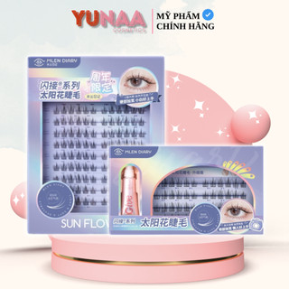 [Y258] Lông Mi Giả MLEN DIARY - HOA HƯỚNG DƯƠNG BẢN TRUNG - Mi Cụm Tự Nhiên Mềm Mại Tái Sử Dụng