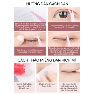 [Y259] Miếng dán kích mí tàng hình MLEN DIARY -  Phù hợp cho mọi dáng mắt, không lộ, tự nhiên cả khi không makeup