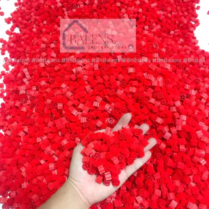 Hạt lọc Kaldnes K1 Màu Đỏ bản đặc biệt cao cấp ( Kanet đỏ ) Giành cho hồ cá bể cá cảnh