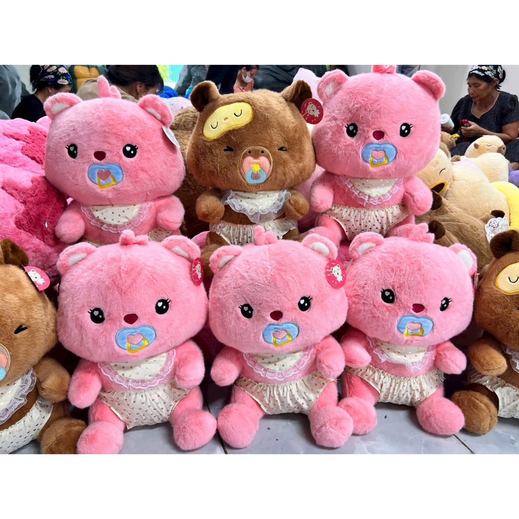 Capybara Ngậm Ty Gấu Capybara Em Bé Dễ Thương Gấu Bông Capybara Trẻ Con Đáng Yêu Chất Liệu Vài Lông Thỏ Mềm Mại
