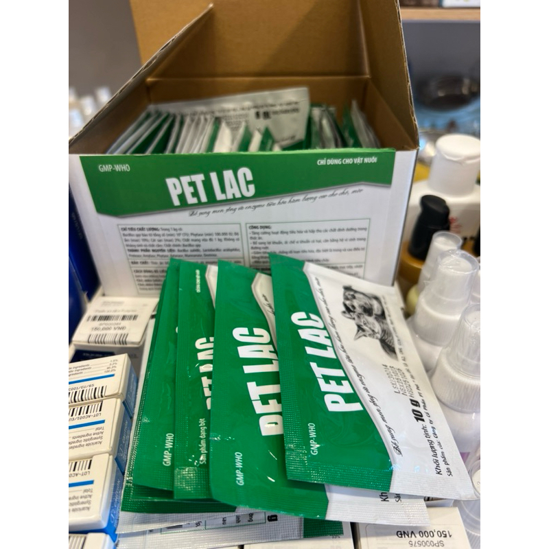 MEN PETLAC ( cực tốt ) cho chó mèo. 1 gói 10gam