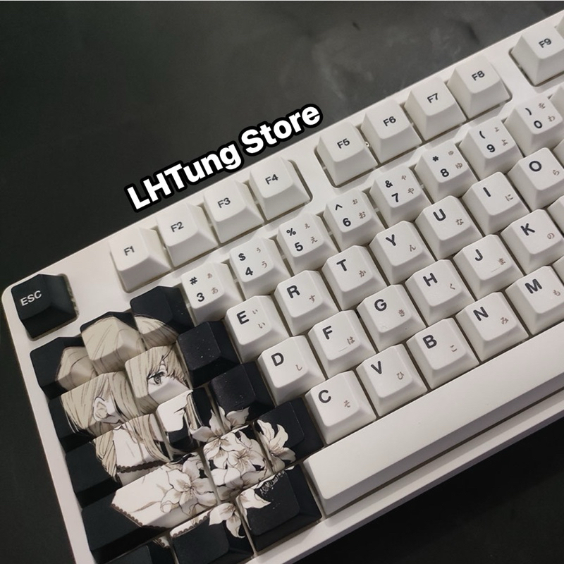 [SẴN GIAO NGAY] Keycap song ngữ Nhật Makima Cherry Profile PBT Dyesub | LHTung Store | BigBuy360 - bigbuy360.vn