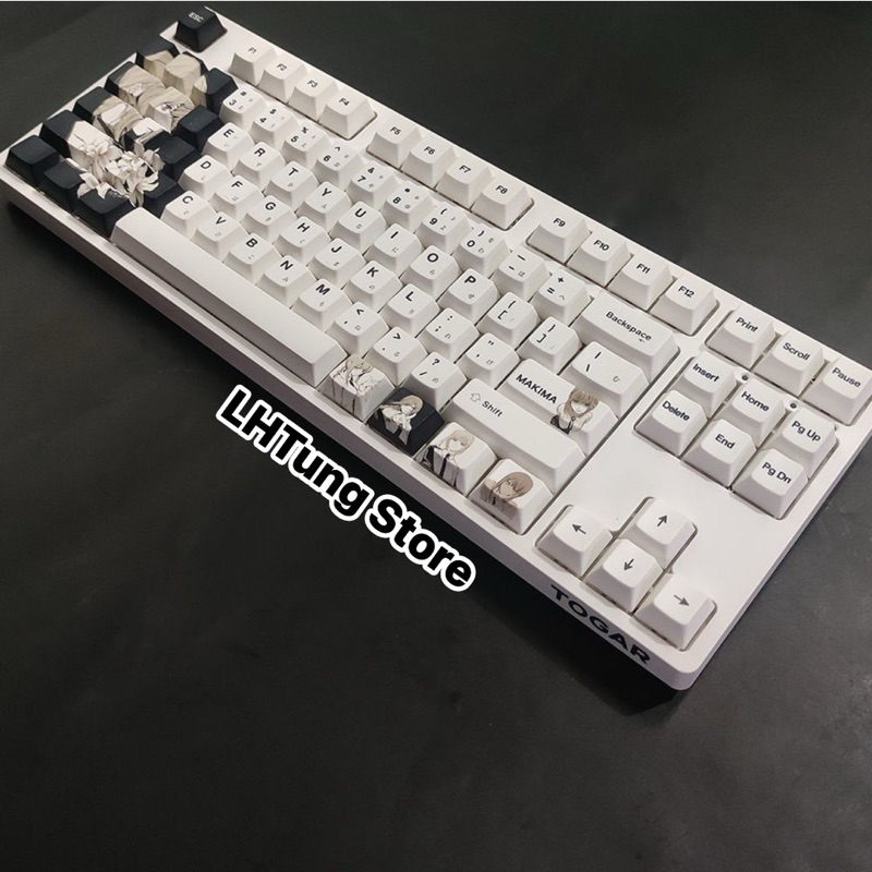 [SẴN GIAO NGAY] Keycap song ngữ Nhật Makima Cherry Profile PBT Dyesub | LHTung Store | BigBuy360 - bigbuy360.vn