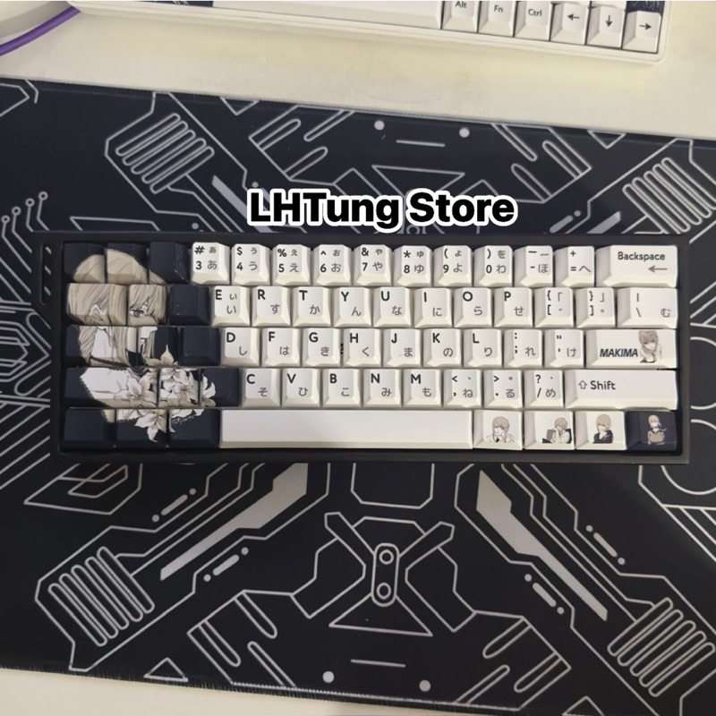 [SẴN GIAO NGAY] Keycap song ngữ Nhật Makima Cherry Profile PBT Dyesub | LHTung Store | BigBuy360 - bigbuy360.vn