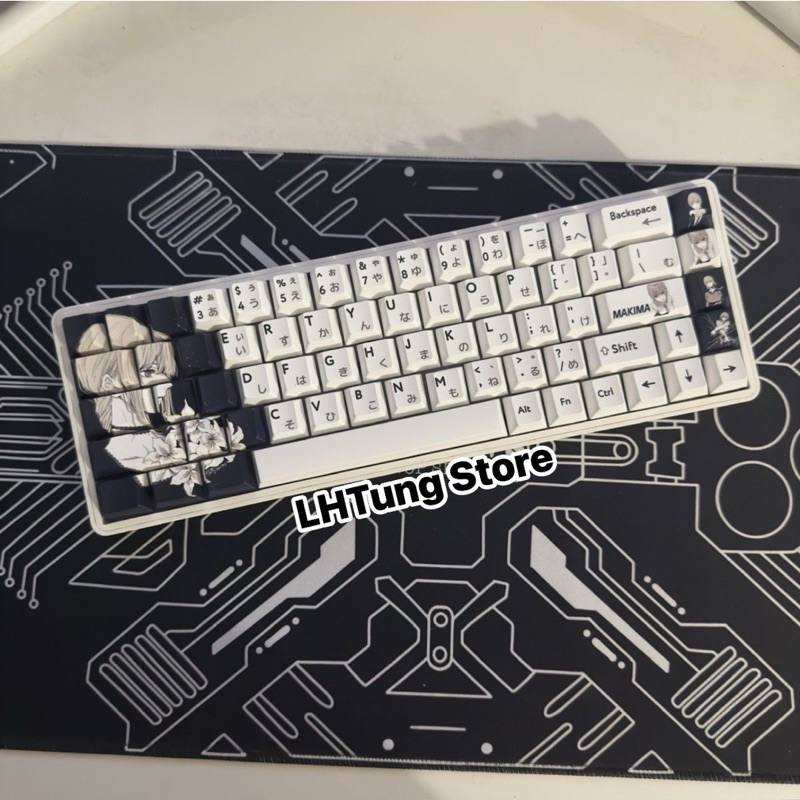[SẴN GIAO NGAY] Keycap song ngữ Nhật Makima Cherry Profile PBT Dyesub | LHTung Store | BigBuy360 - bigbuy360.vn