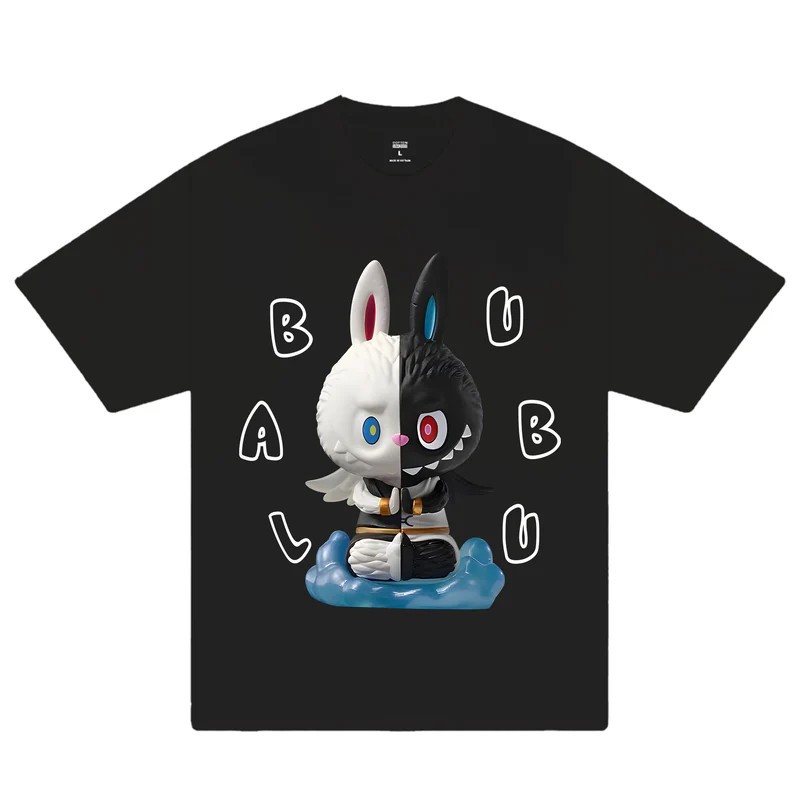 Ao Thun Labubu Monsters Unim Fashion Hottrend Form Unisex Chất Liệu Cotton Cao Cấp Form Rộng
