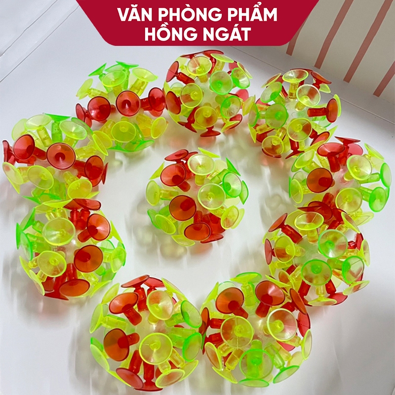 Bóng dính sticky ball, bóng ném dính bảng độ hít cực tốt giáo cụ dạy học tiếng anh cho giáo viên GC25