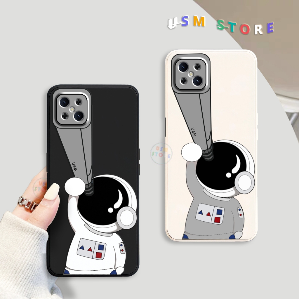 SATURCASE Case for OPPO A92S / Reno 4Z 5G, Ring Kickstand Hybrid 2 In 1