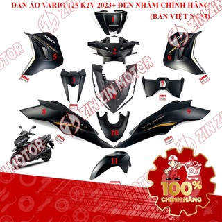 Dàn Áo Vario 125 2023 2024 Đen Nhám Phiên Bản Đặc Biệt Việt Nam Chính Hãng - ZZM