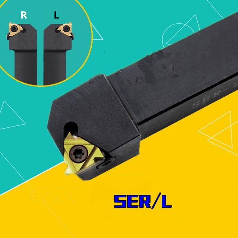 Cán dao tiện ren ngoài lắp chip ren size 11-16-22