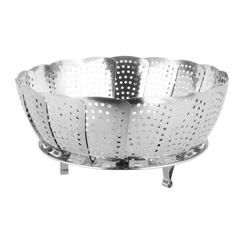 Vỉ hấp, đô xôi inox đa năng, tiện lợi vừa mọi loại nồi, Rổ hấp Inox 304 gấp gọn, dùng hấp thực phẩm tiện lợi , xửng hấp#