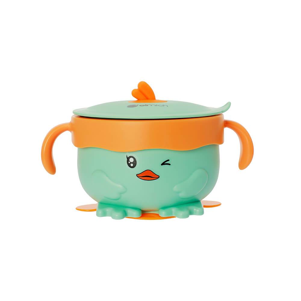 Bát ăn cho trẻ em hình ngộ nghĩnh inox 316 Elmich Babycare EL-0008