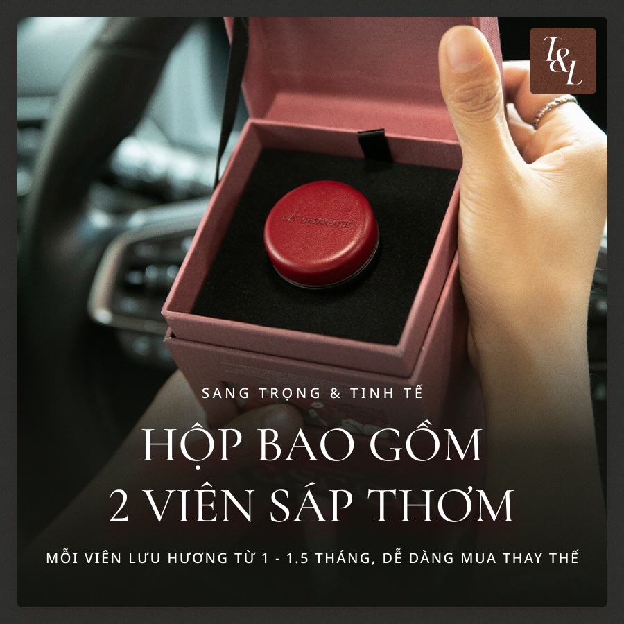 Sáp Thơm Ô Tô Cao Cấp Hương Nước Hoa Pháp Kẹp Cửa Gió Điều Hòa LA'VIE PARFAITE Sang Trọng, Thư Giãn