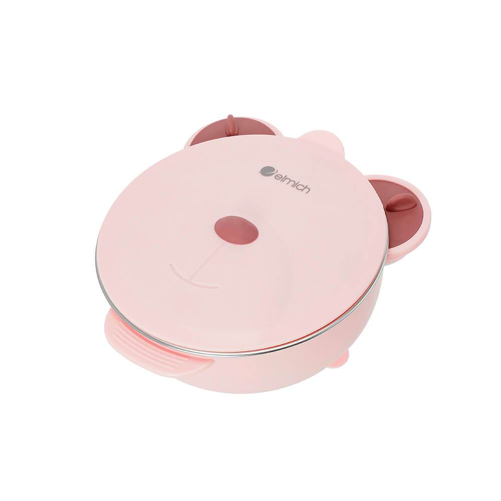 Bát ăn cho trẻ em hình ngộ nghĩnh inox 316 Elmich Babycare EL-0008