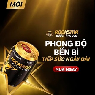 [SALE 15.7] Thùng 24 Lon Nước Tăng Lực Rockstar (250ml/lon)