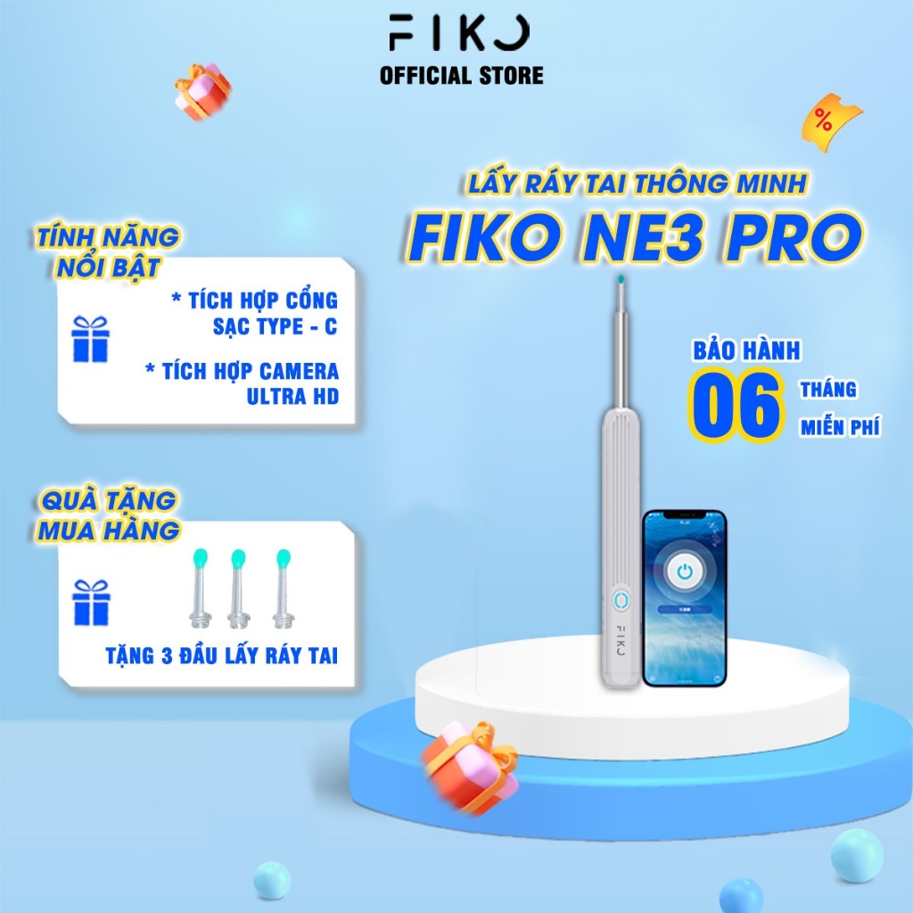 [Livestream] Dụng cụ lấy ráy tai có camera FIKO NE3 PRO - Bảo hành 6 ...