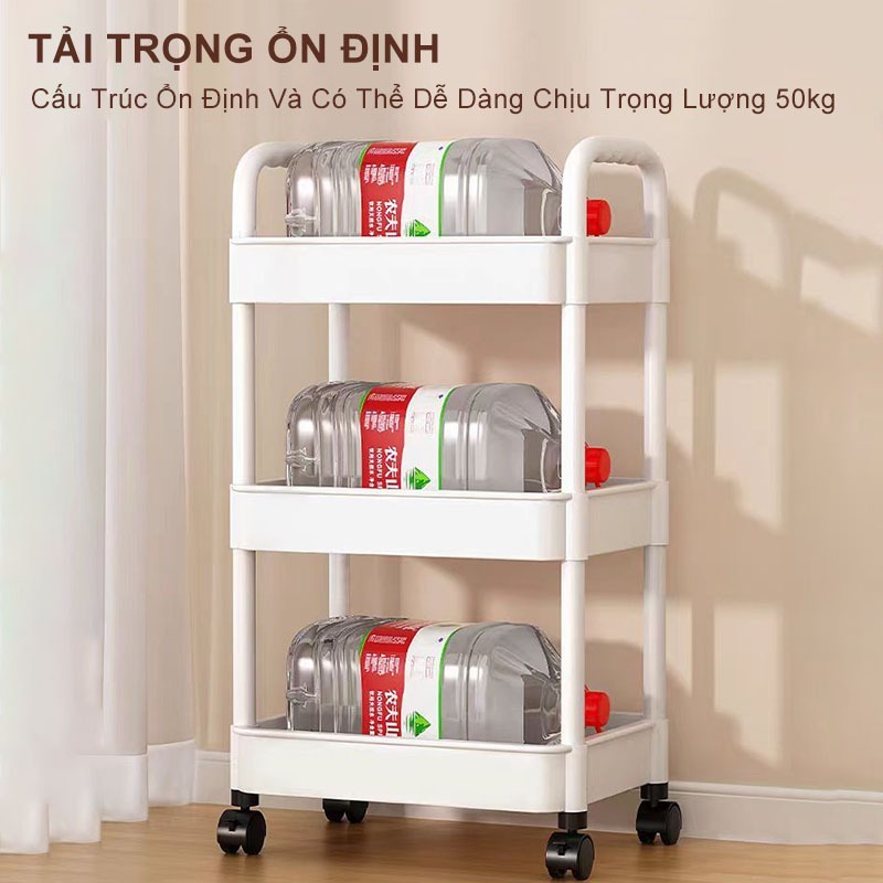 Xe Đẩy Spa 3-4 Tầng, Kệ Để Đồ Đa Năng Tiện Lợi - Gia Dụng GH68