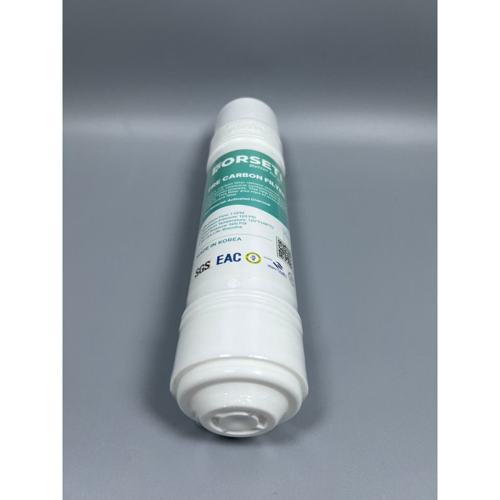 Lõi Lọc Nước Pre Carbon FORSETI Nhập Khâu Hàn Quốc -Hàng Chính Hãng, Loại Bỏ Mùi Hôi Và Tạp Chất Trong Nước