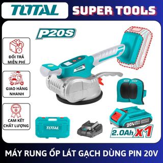 TOTAL  Máy rung ốp lát gạch dùng pin 20V TTVLI20101