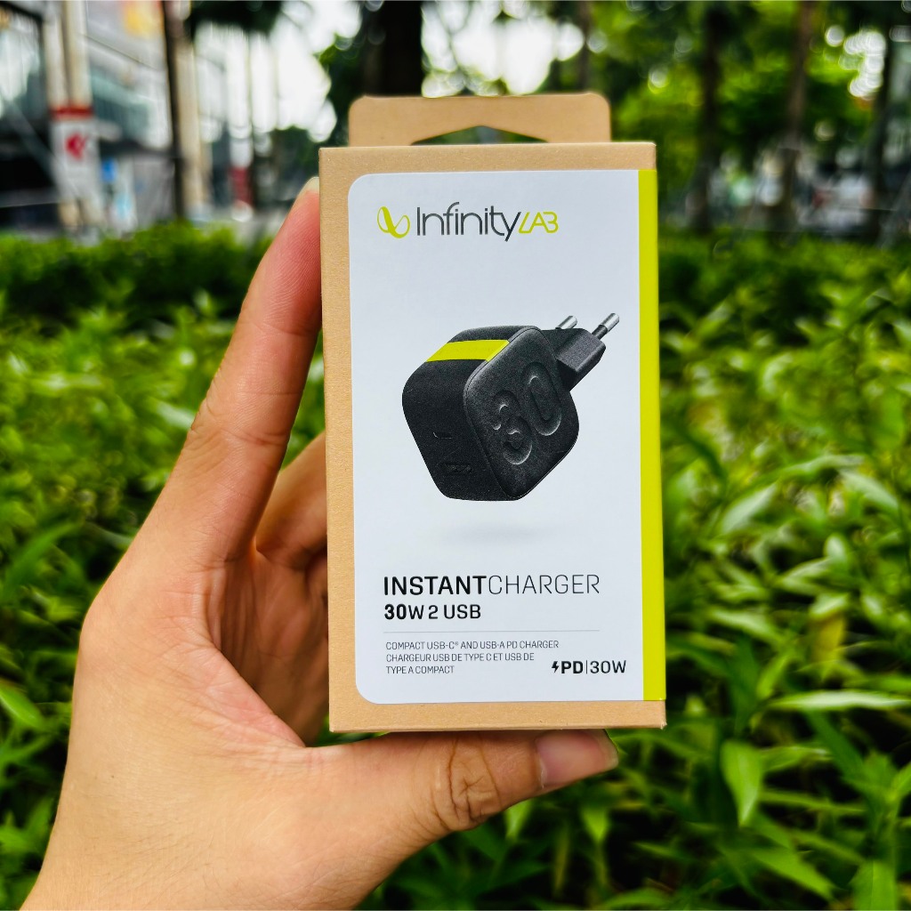 Củ sạc nhanh 2 cổng INFINITY 30W by Harman  NEW ZIN FULLBOX