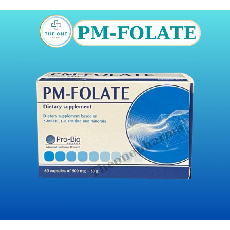 PM Folate bổ sung 5MTHF hộp 60 viên nhập khẩu Ý giúp tăng cường sức ...