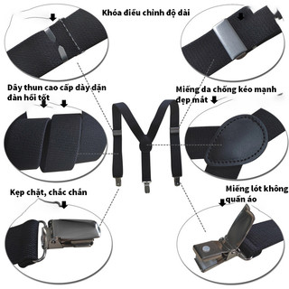 Dây đai quần chữ Y trẻ em TẶNG nơ cổ bé trai bé gái
